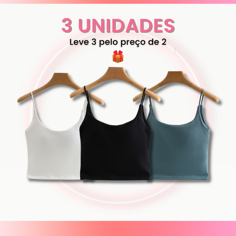 Kit Lovers® Cropped Tecnológico Compre 1 leve 3