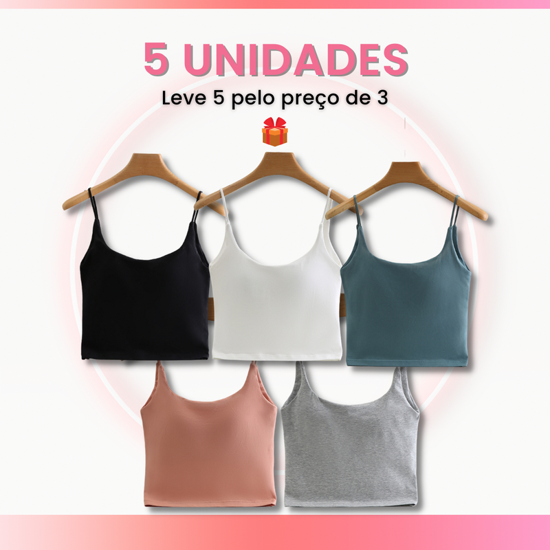 Kit Lovers® Cropped Tecnológico Compre 1 leve 3